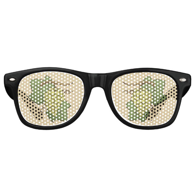 White Grapes Retro Sunglasses (Front)