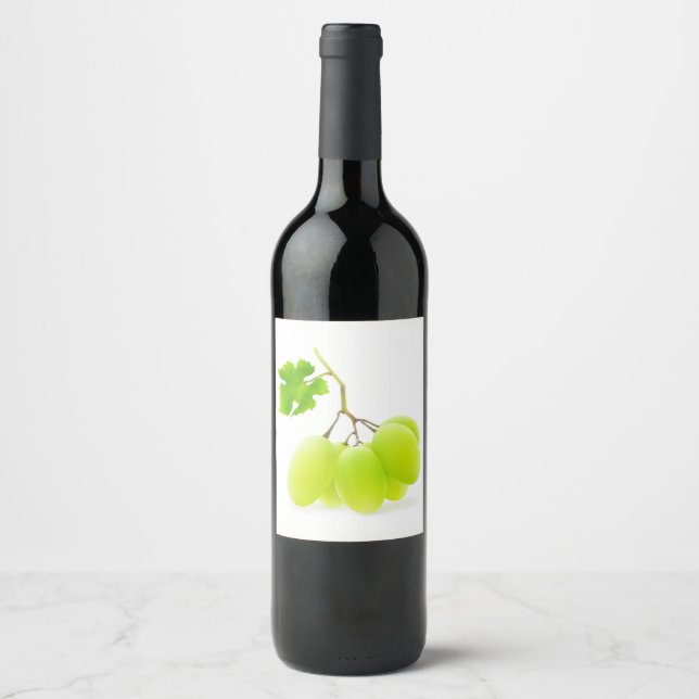 White grapes wine label (Front)