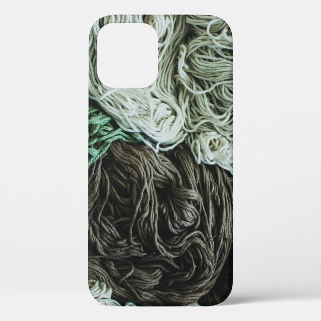 White, grey, and green ropes Case-Mate iPhone case (Back)