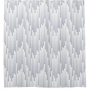 White Grey Blue polka dots matrix