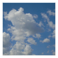 White/Grey Clouds and Blue Sky