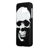 White Grim Reaper Skull Case-Mate Samsung Galaxy Case (Back Left)