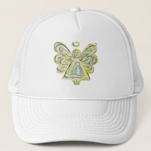 White Guardian Angel Custom Art Casquette ou Casqu