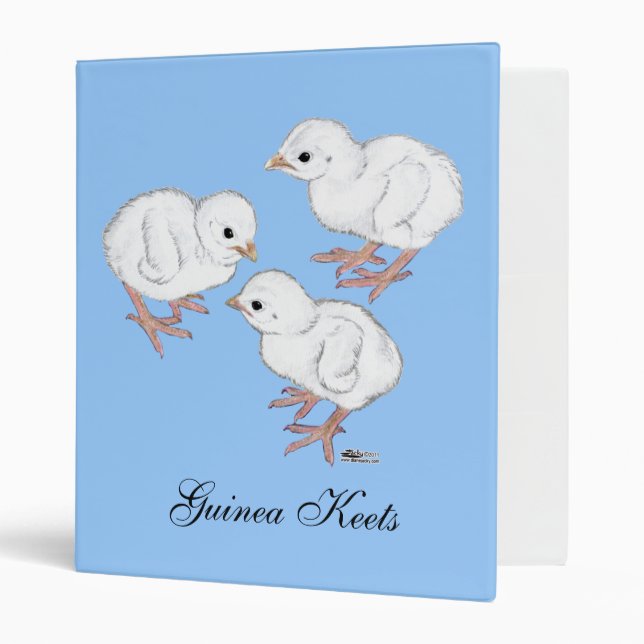 White Guinea Keets Binder (Front/Inside)