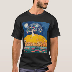 White gum tree with Baubles T-Shirt