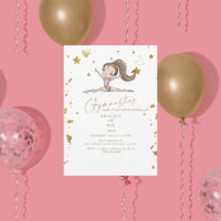 White Gymnastics Tumble & Twirl Birthday Party