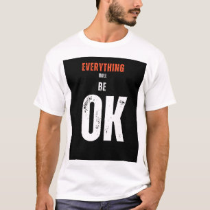 White Half Sleeve T Shirt With A Quote