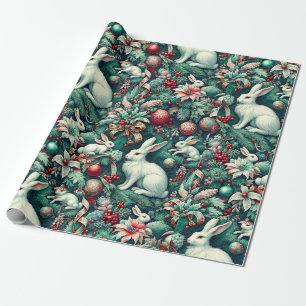 White Hare III Holiday Gift Wrap
