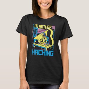 White Hat Hacker For A Cyber Security Specialist T-Shirt