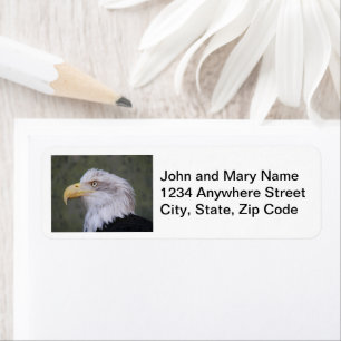 White Headed Bald Eagle Return Address