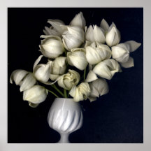 White heart in black