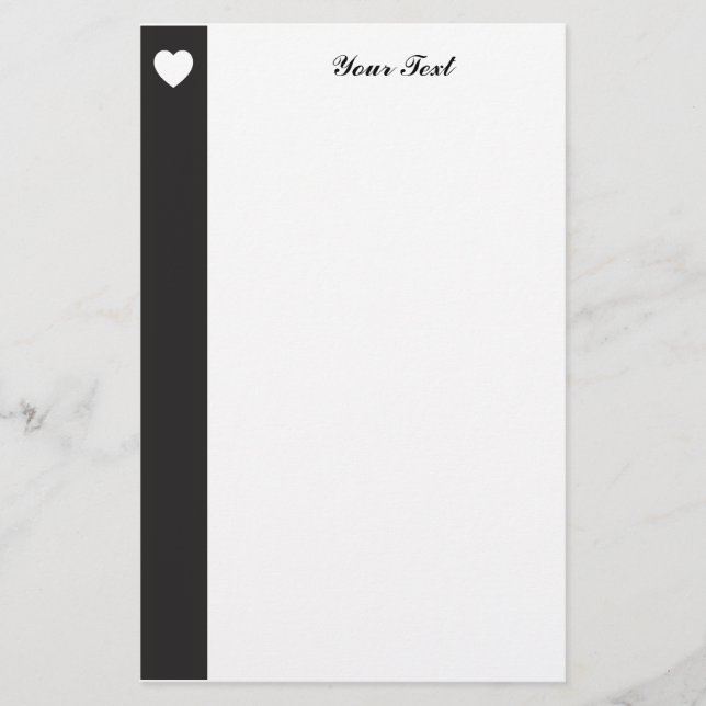 White Heart Stationery (Front)