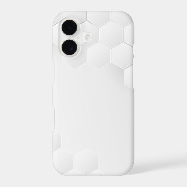 white hexagon abstract (Back)