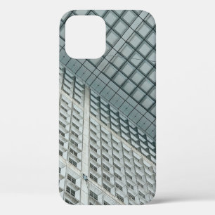 White high-rise commercial building iPhone 12 case
