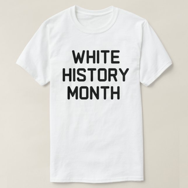 White History Month T-Shirt (Design Front)
