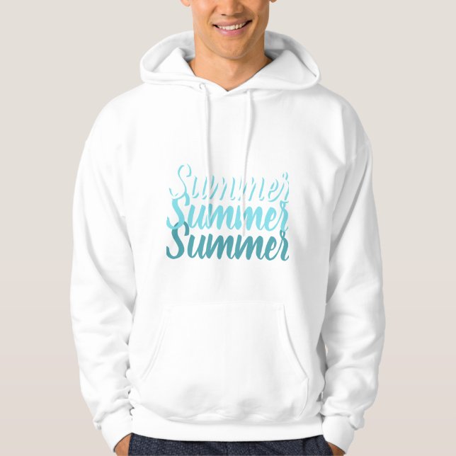 White Hooded Sweatshirt (Front)