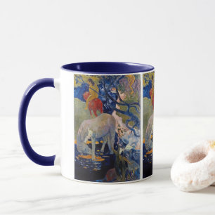 White Horse by Paul Gauguin, Vintage Fine Art Mug