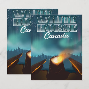White Horse Canada travel poster
