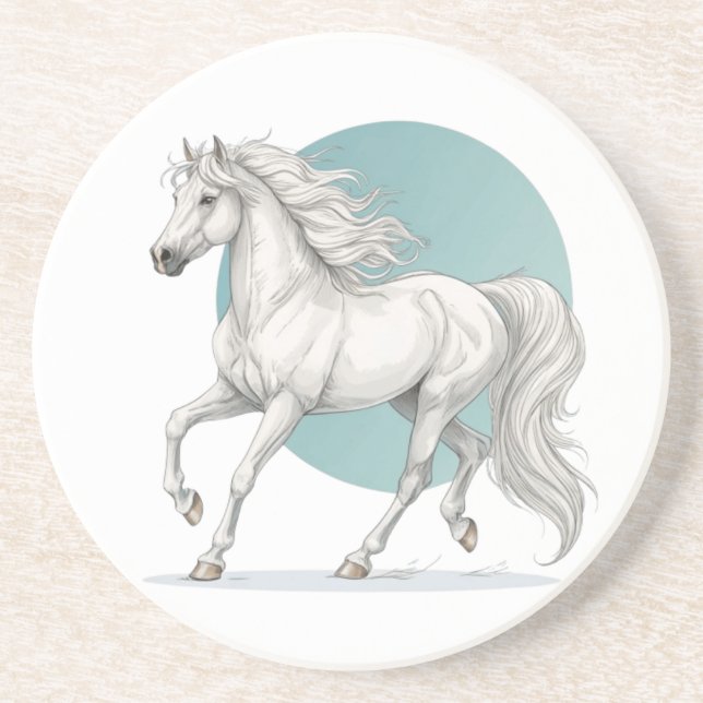 White Horse Coaster (Front)