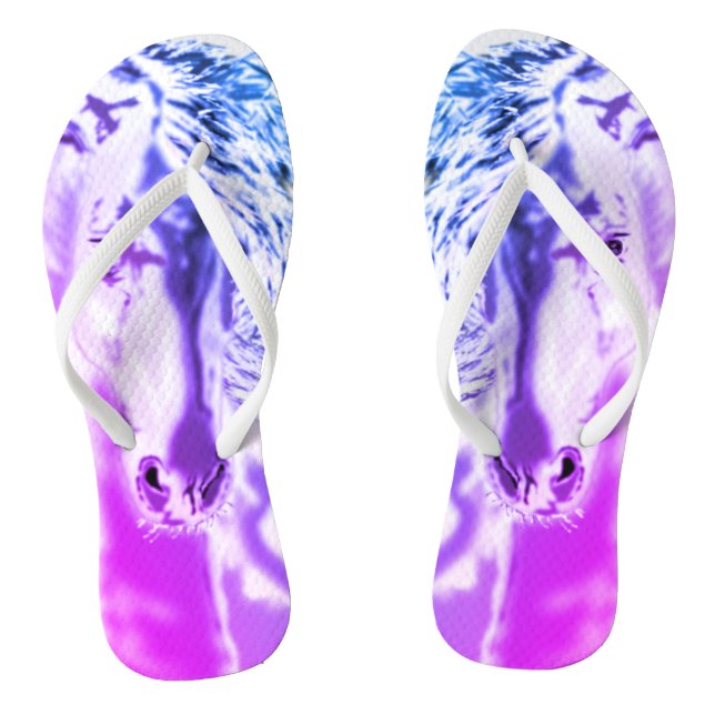 White Horse Flip Flops (Footbed)