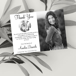 White Horse Funeral Photo Merci Cartes