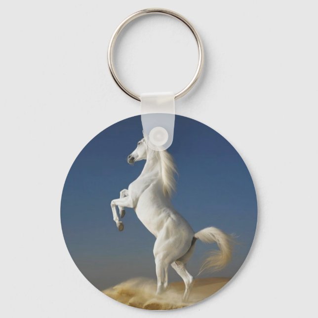 White Horse Keychain (Front)