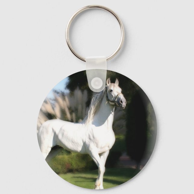 White Horse Keychain (Front)