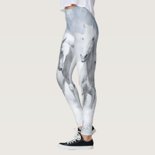 White Horse Leggings