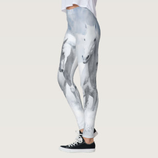 White Horse Leggings