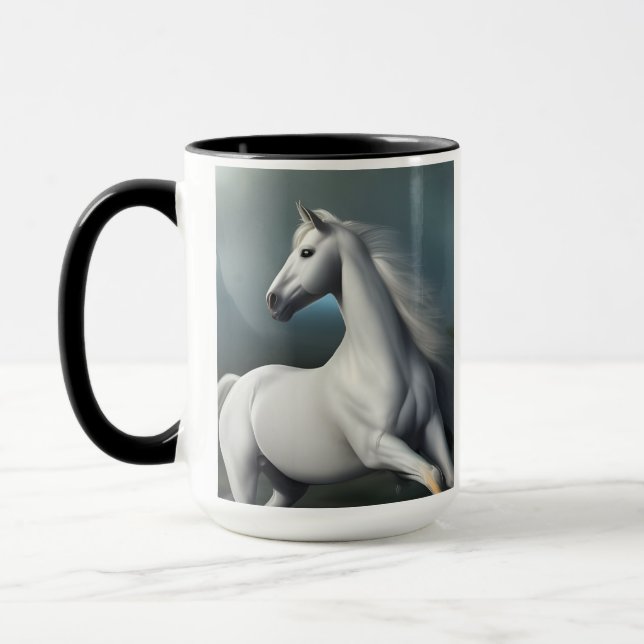 White Horse Mug (Left)