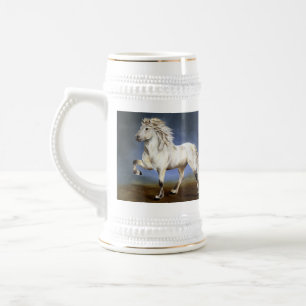 White Horse Nobility Beer Stein