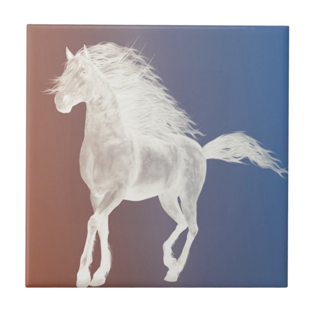 White Horse Tile (Front)