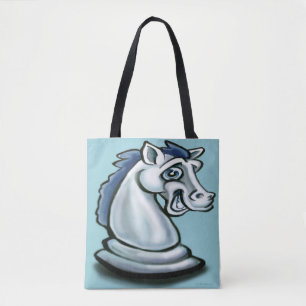 White Horse Tote Bag