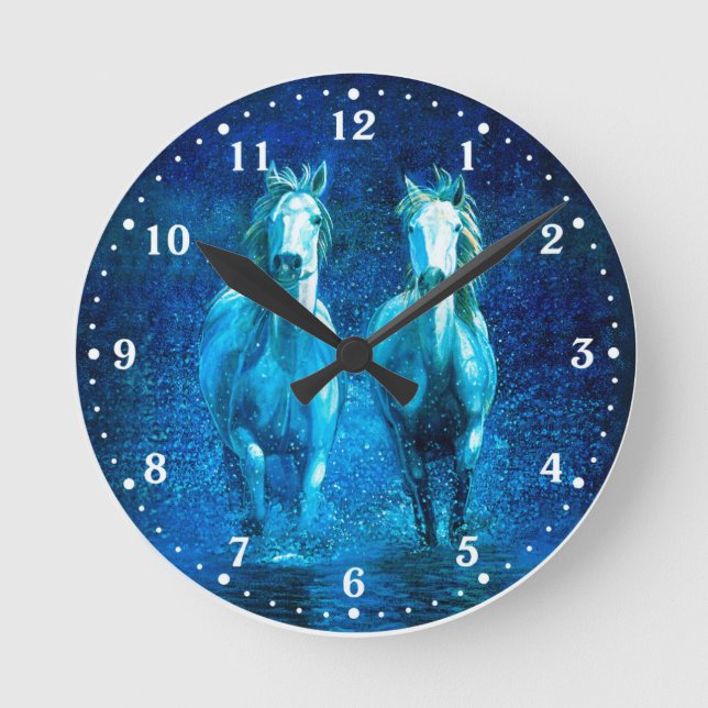 White Horse Wall Clock (Front)
