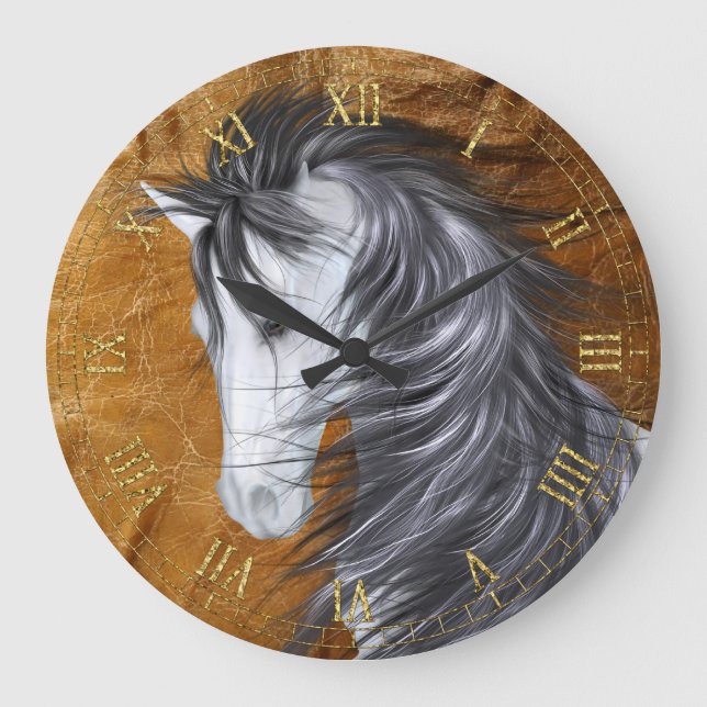 White Horse Wall Clock (Front)
