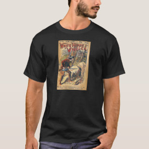 White Horse - Western Dime Novel - Vintage T-Shirt