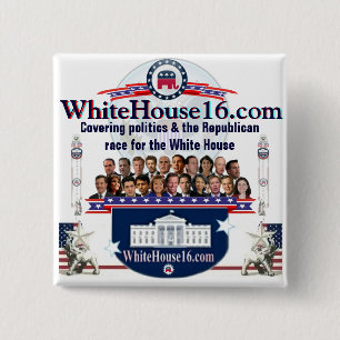 White House 2016 Republican Candidate Pin
