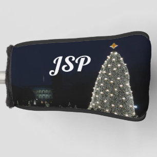 White House and National Tree Christmas Holiday DC Golf Head Cover