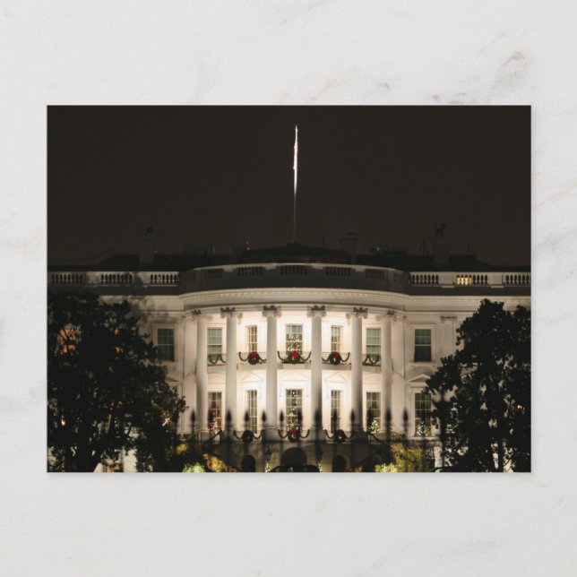 White House celebrates Christmas Holiday Postcard (Front)