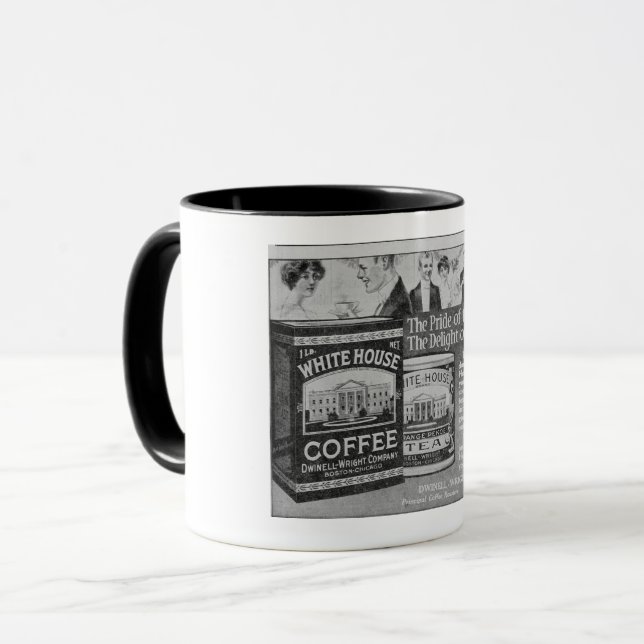 White House Coffee and Tea Mug (Front Left)