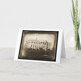 White House DC Daguerreotype 1846 Card