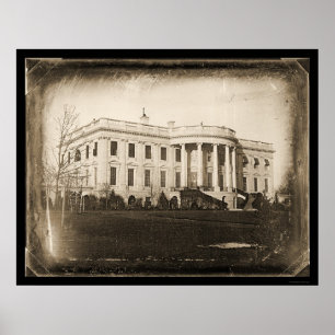 White House DC Daguerreotype 1846 Poster