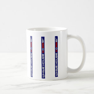 White House Dossier striped mug