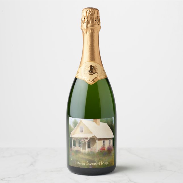 White House Housewarming Sparkling Wine Label (Front)