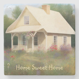 White House Housewarming Stone Coaster