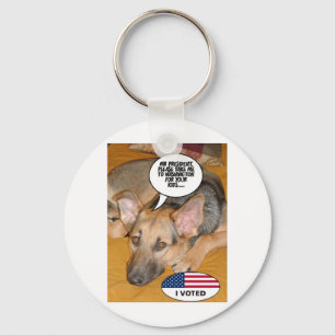 White-House Pet/German Shepherd Keychain