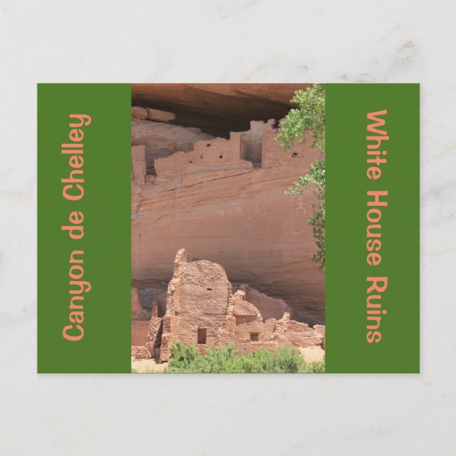 White House Ruins Canyon de Chelly Post Card (Front)