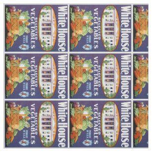 White House Selected Vegetables Fabric