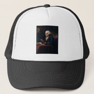 White House "Thumb Portrait" of Benjamin Franklin Trucker Hat
