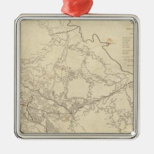 White House to Harrisons Landing Metal Ornament